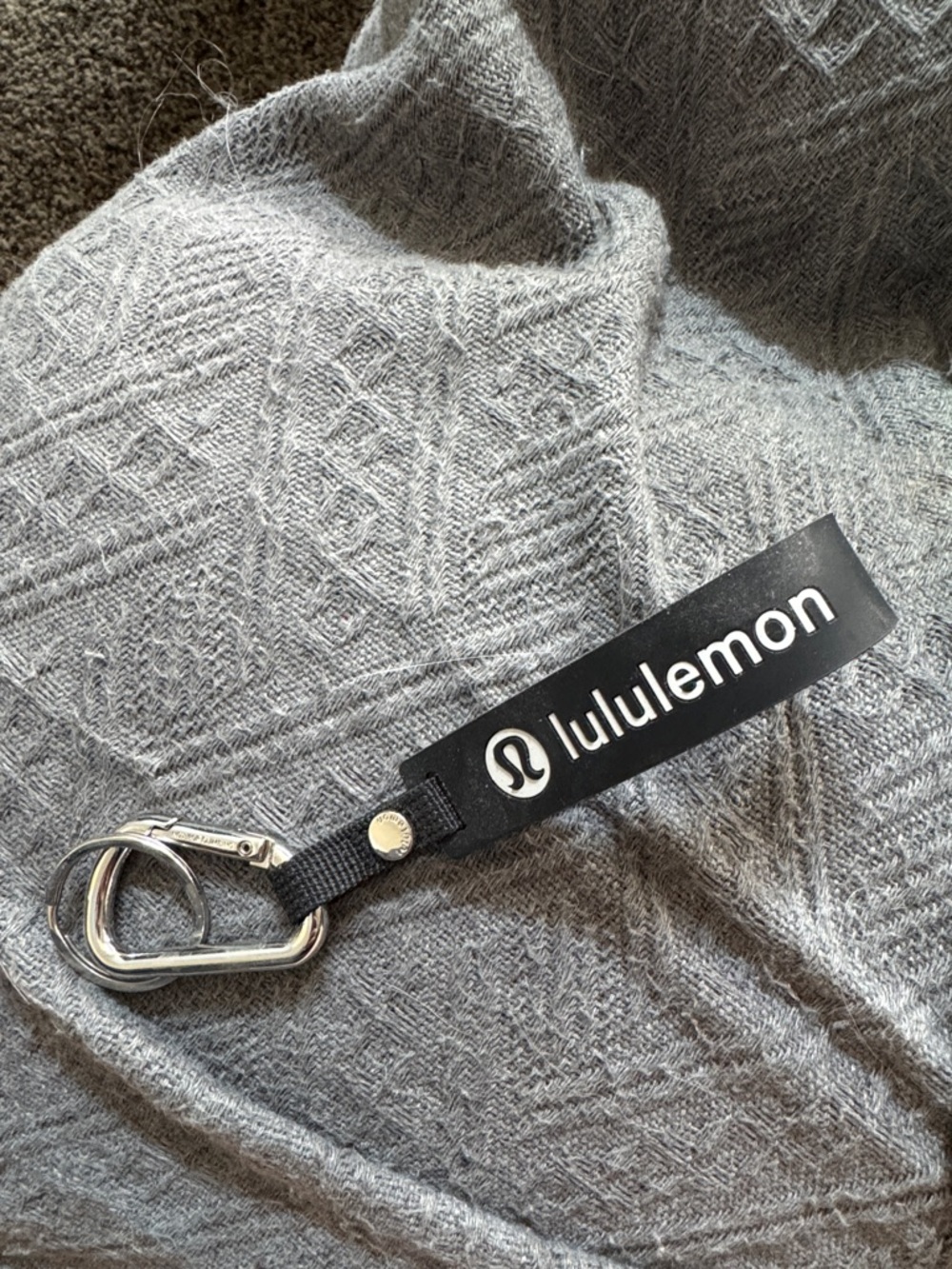 Lululemon keychain